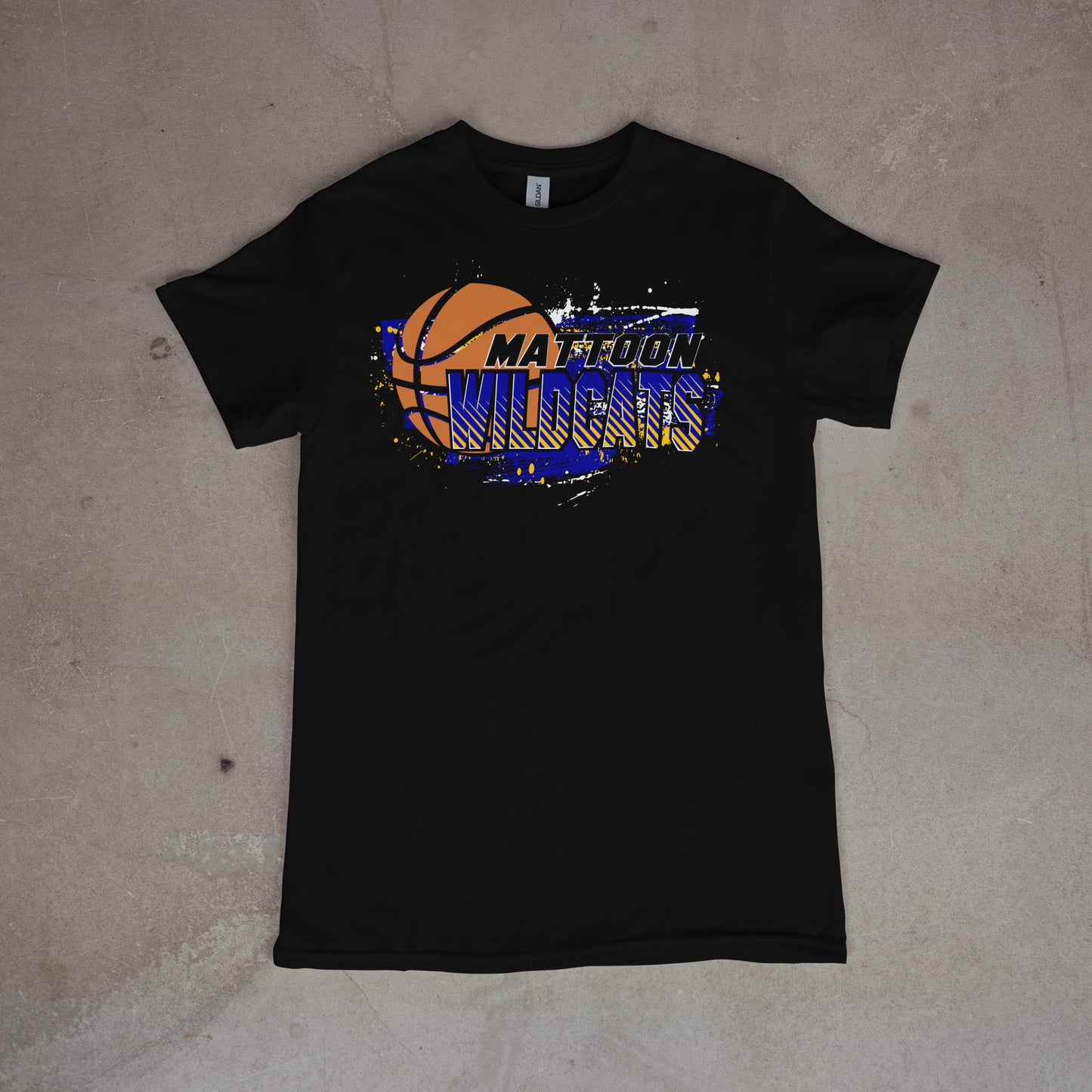 Splatter Wildcats Basketball