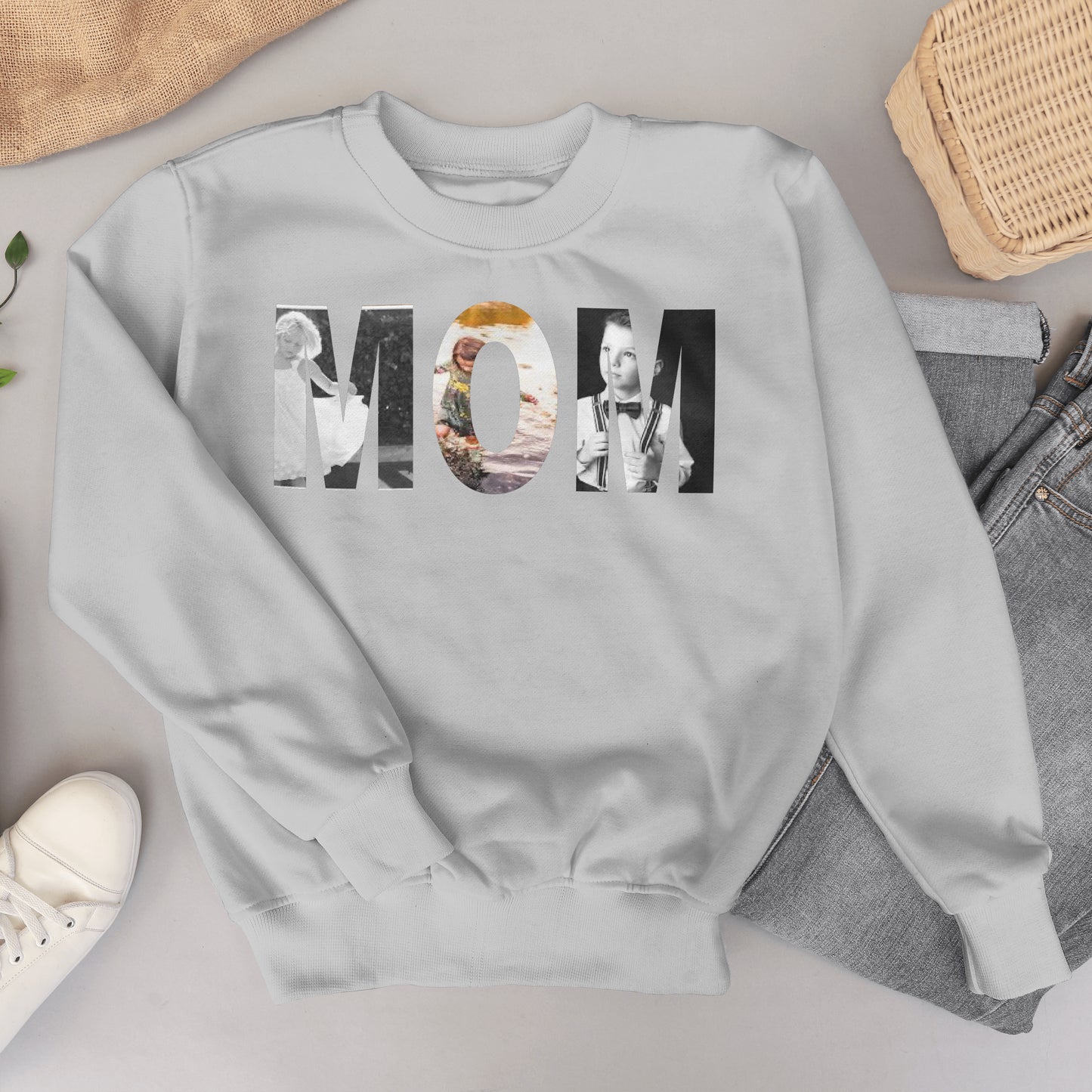 Mom Photos Crewneck