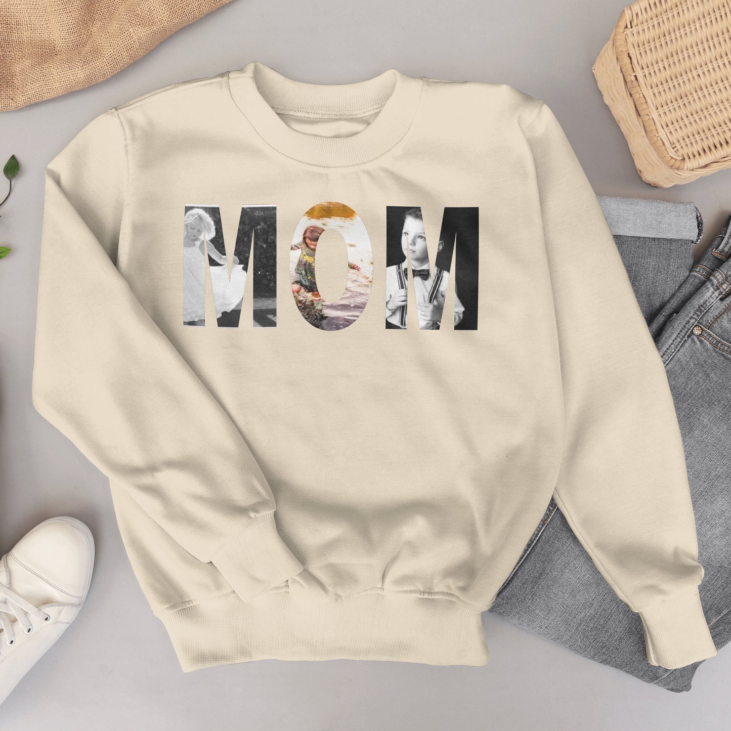 Mom Photos Crewneck