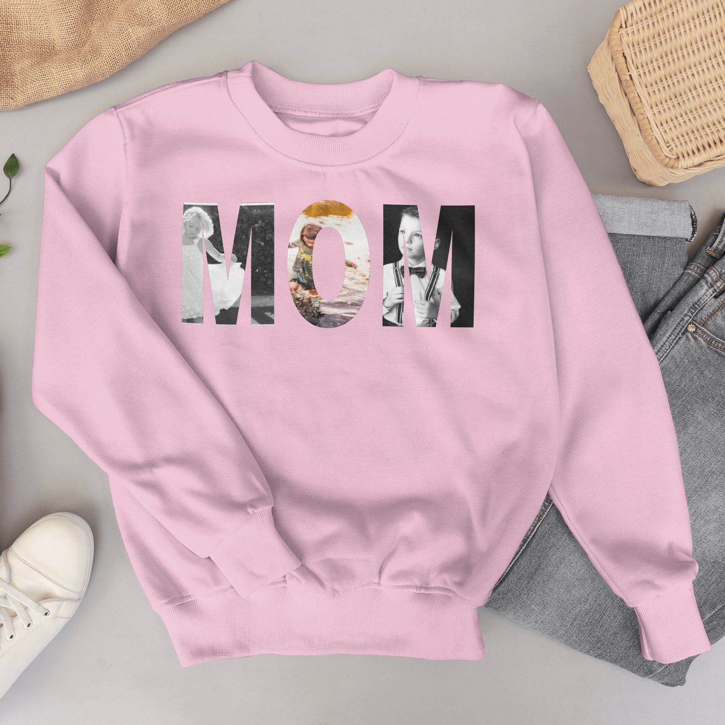 Mom Photos Crewneck