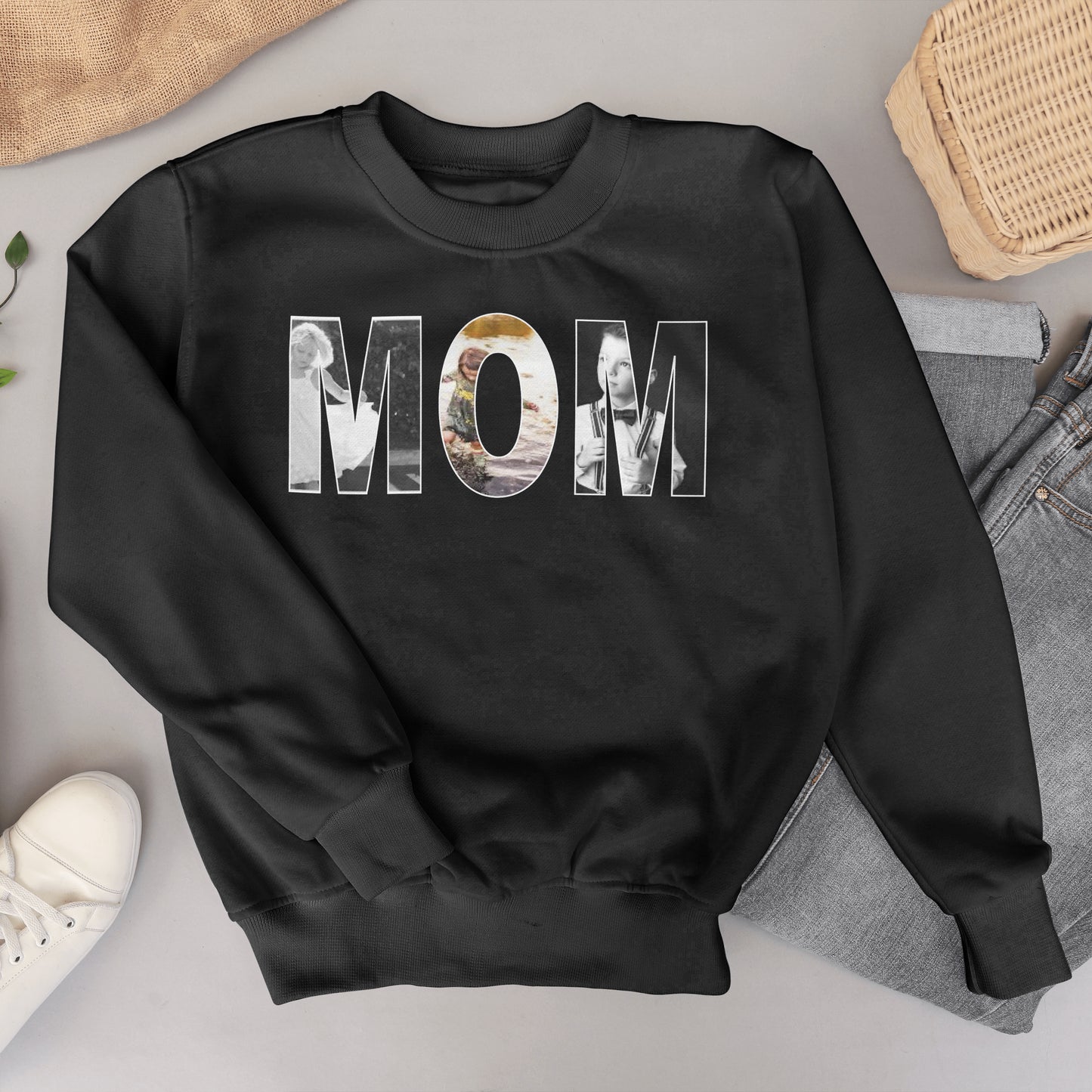 Mom Photos Crewneck