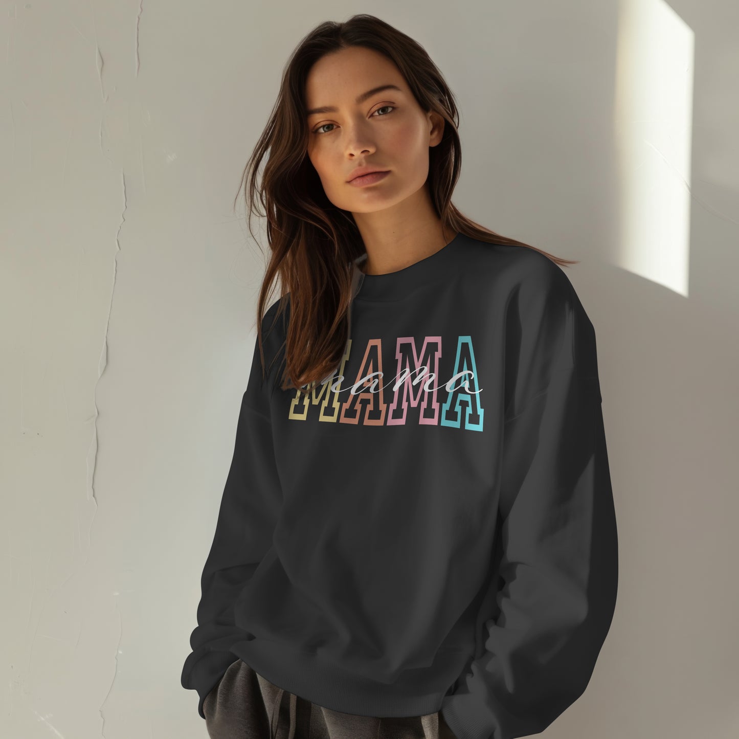 Pastel Mom Crewneck