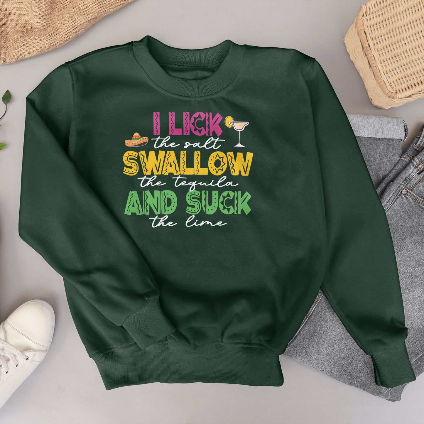 Spicy Tequila Crewneck