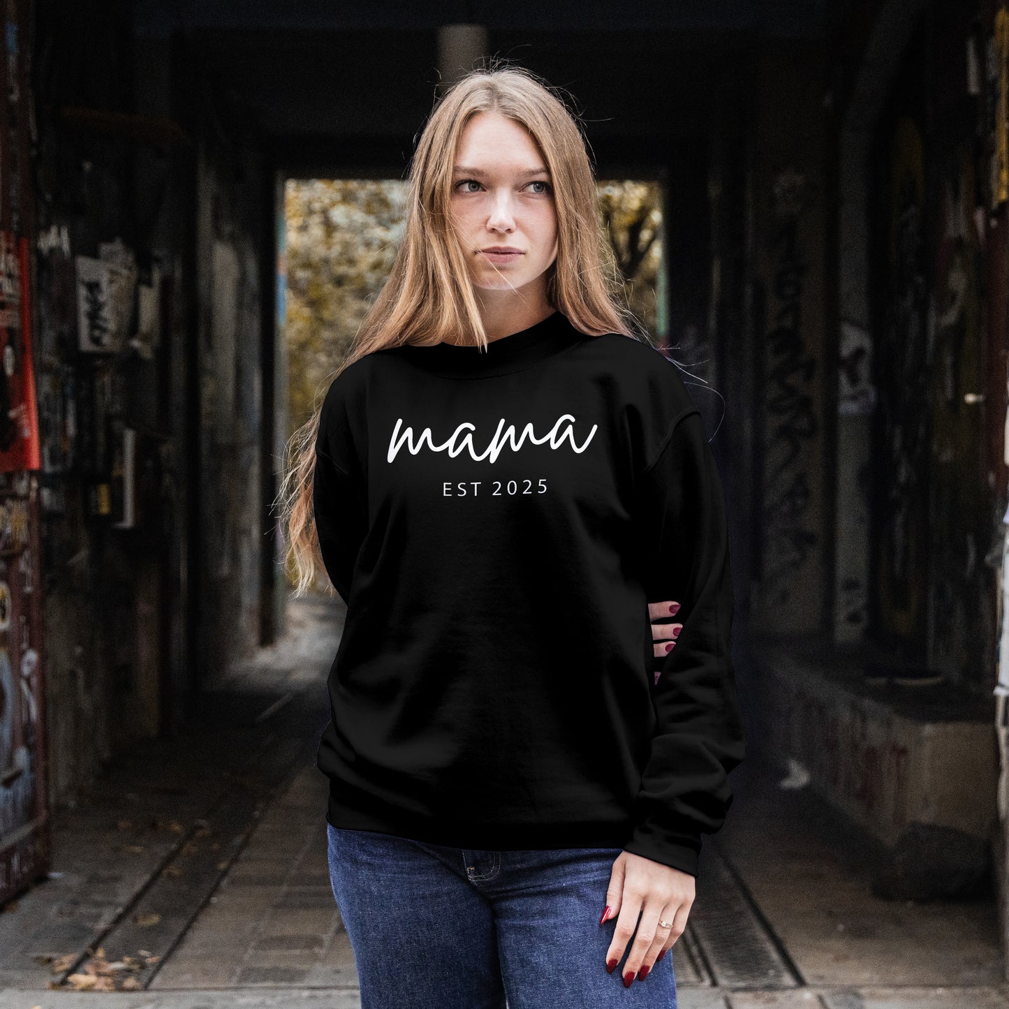 Mama Est. Custom Crewneck