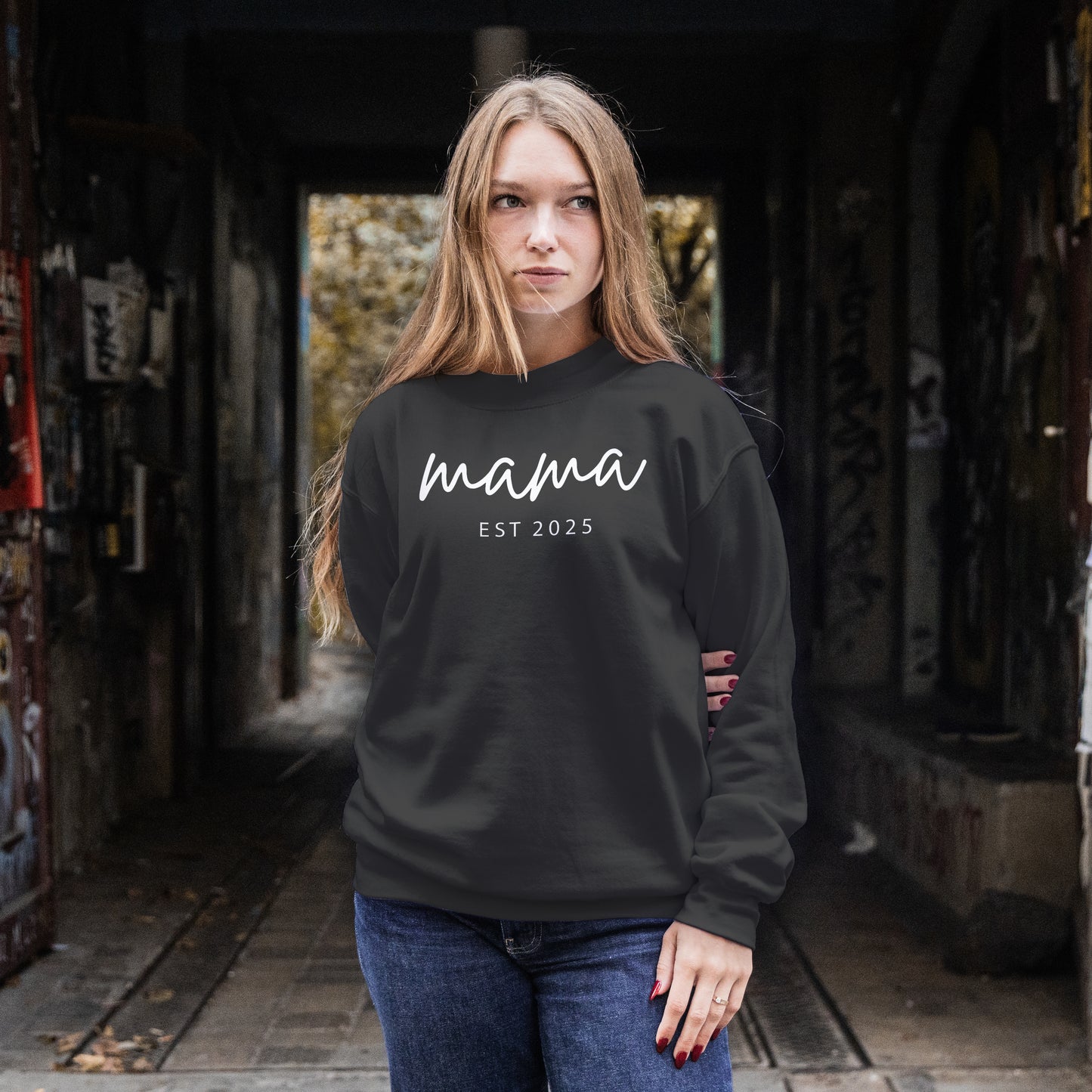 Mama Est. Custom Crewneck
