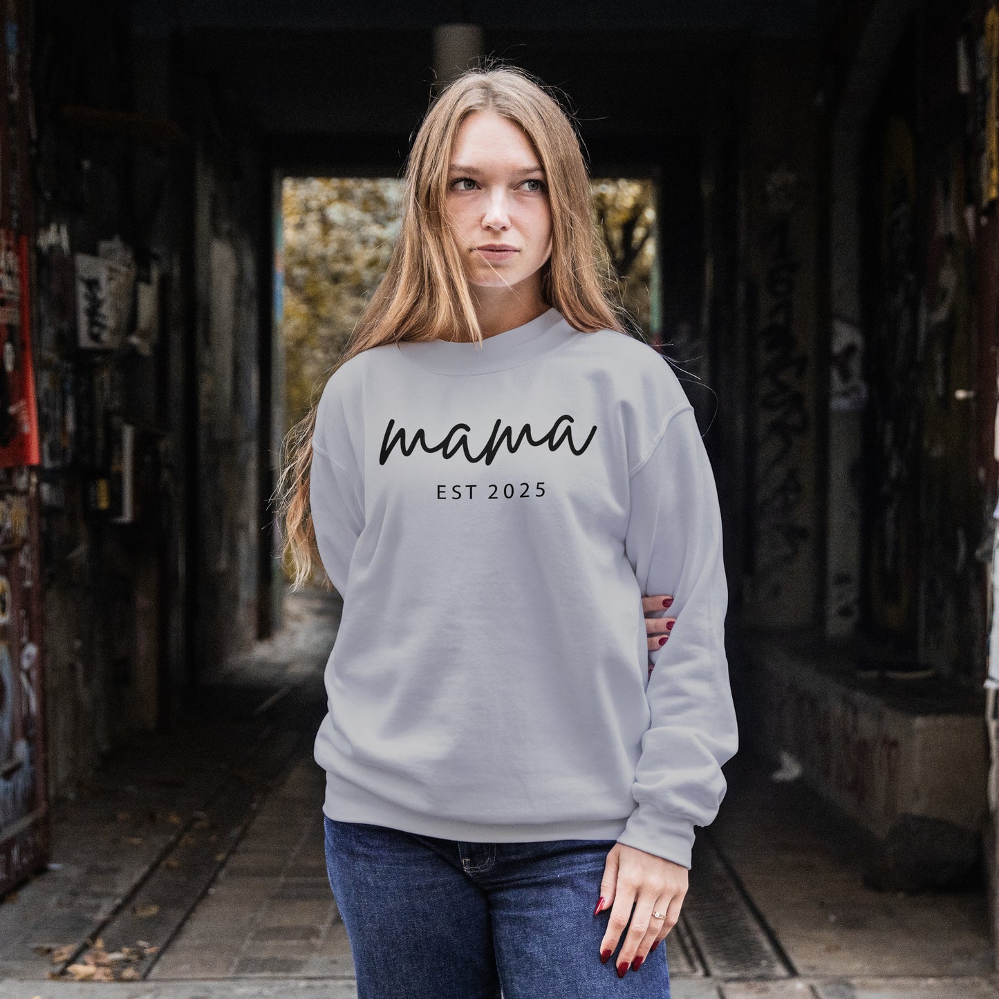 Mama Est. Custom Crewneck