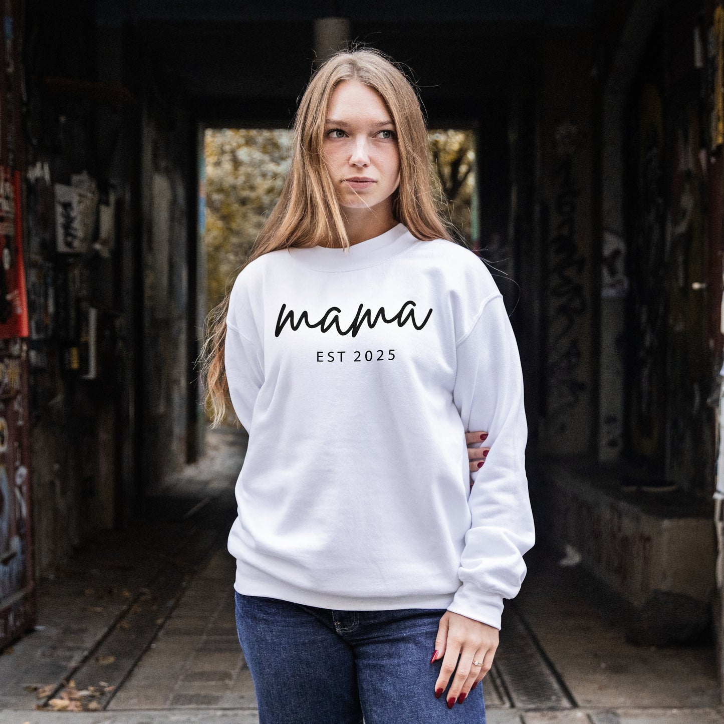 Mama Est. Custom Crewneck