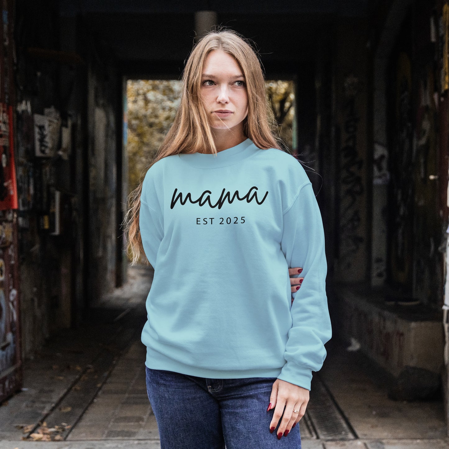 Mama Est. Custom Crewneck