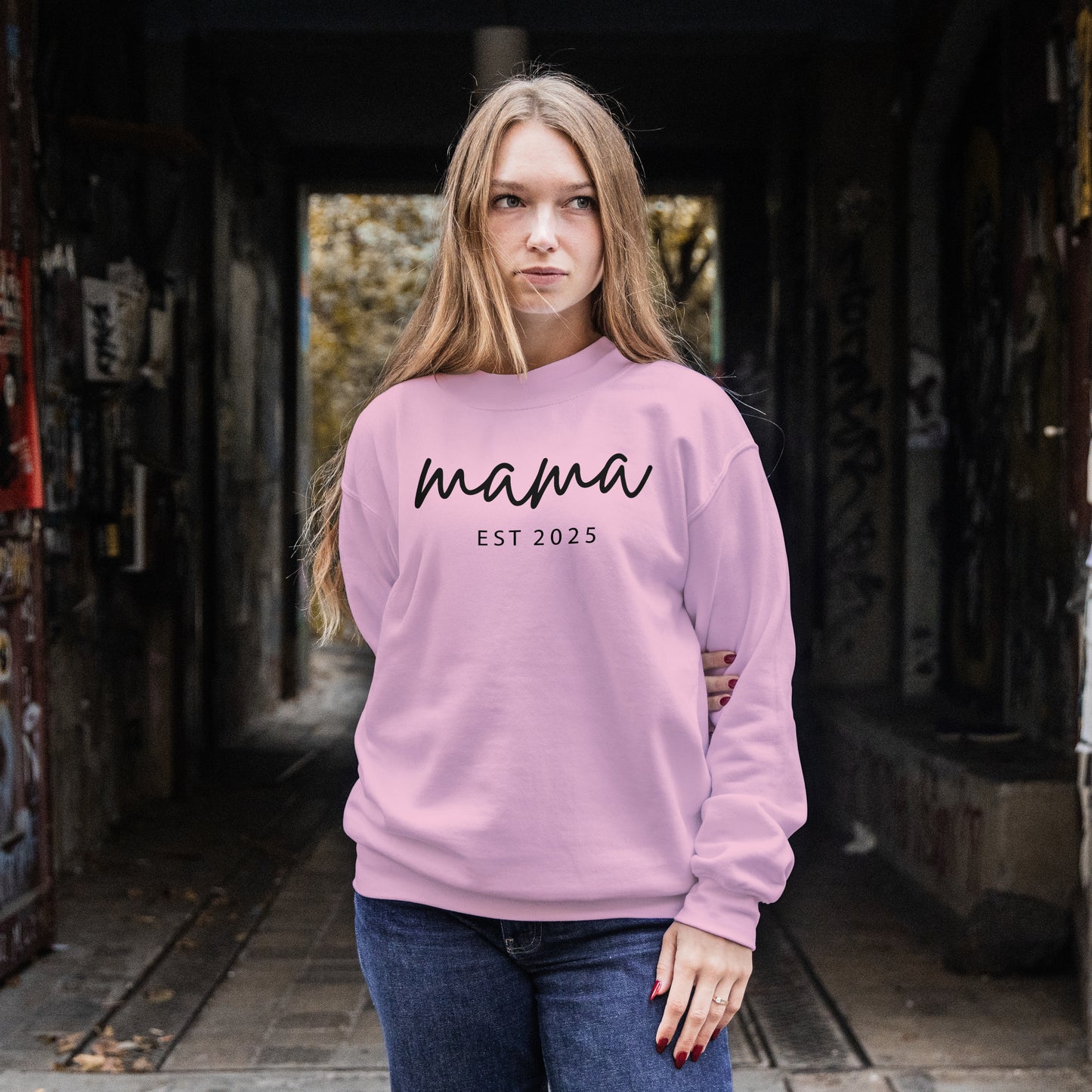 Mama Est. Custom Crewneck