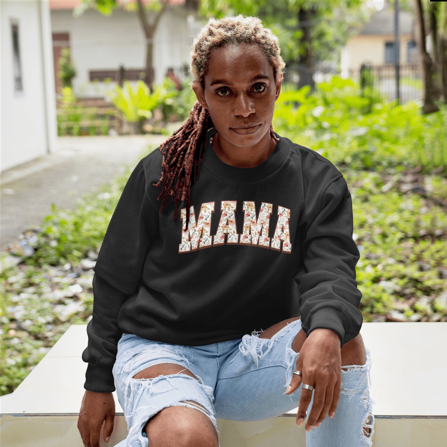 Floral Mama Crewneck
