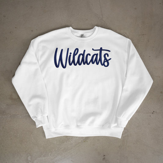 Embroidered Puff Wildcats