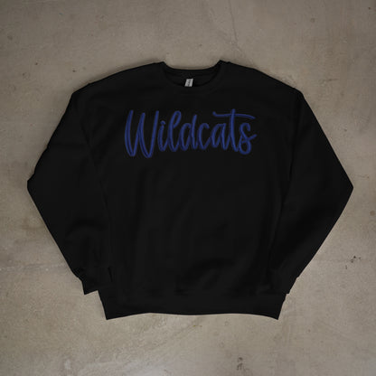 Embroidered Puff Wildcats