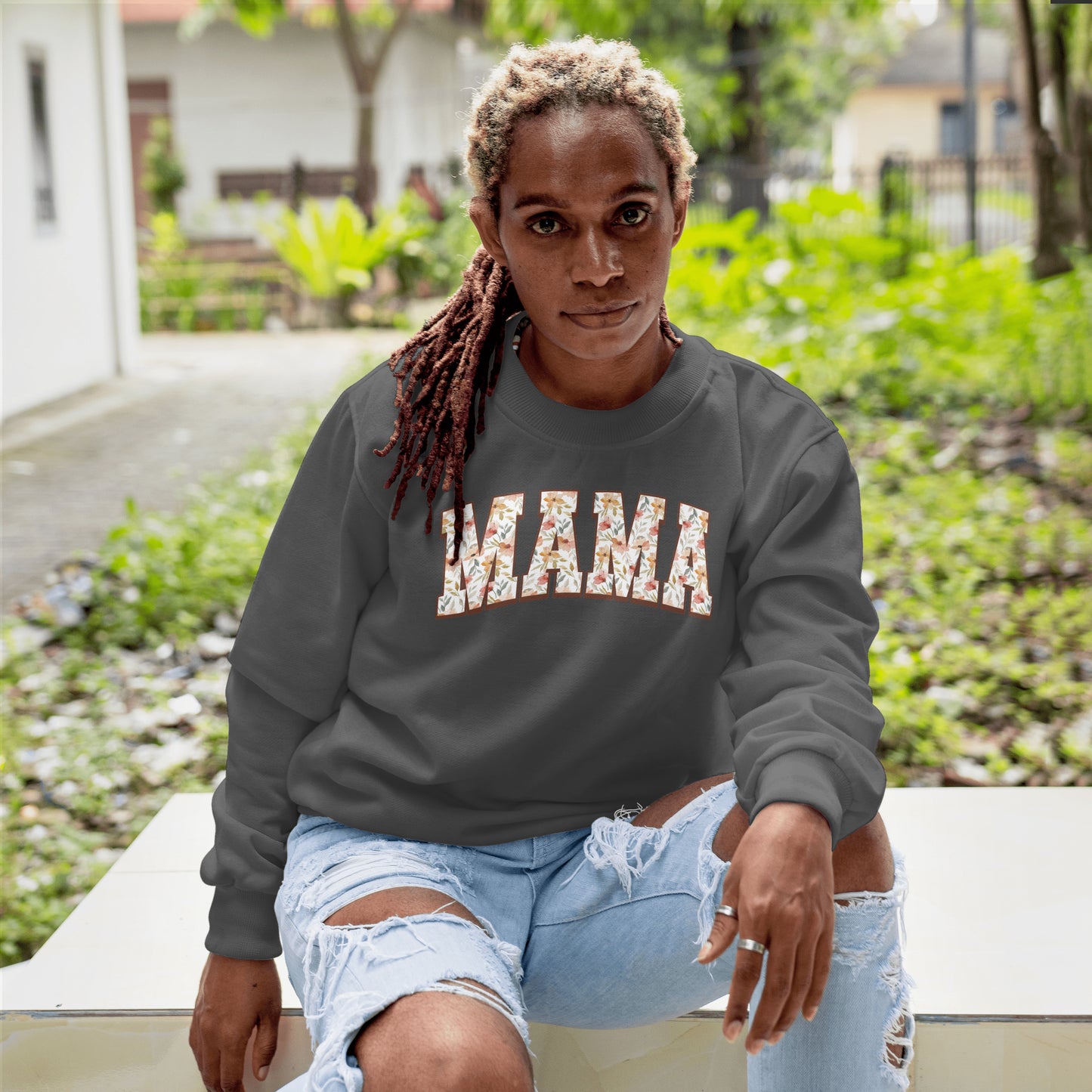 Floral Mama Crewneck