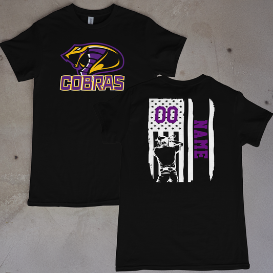 Cobras Baseball Flag
