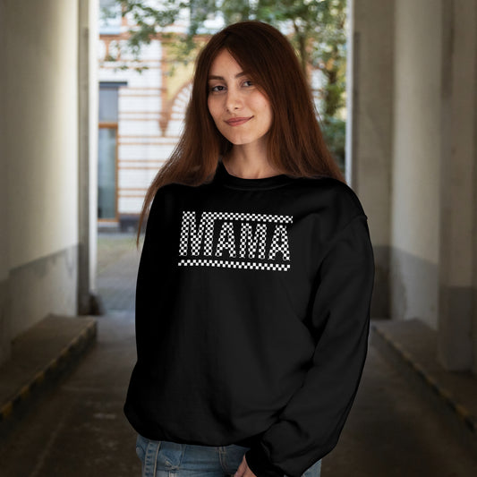 Checkered Mama Crewneck