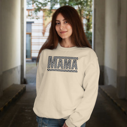 Checkered Mama Crewneck