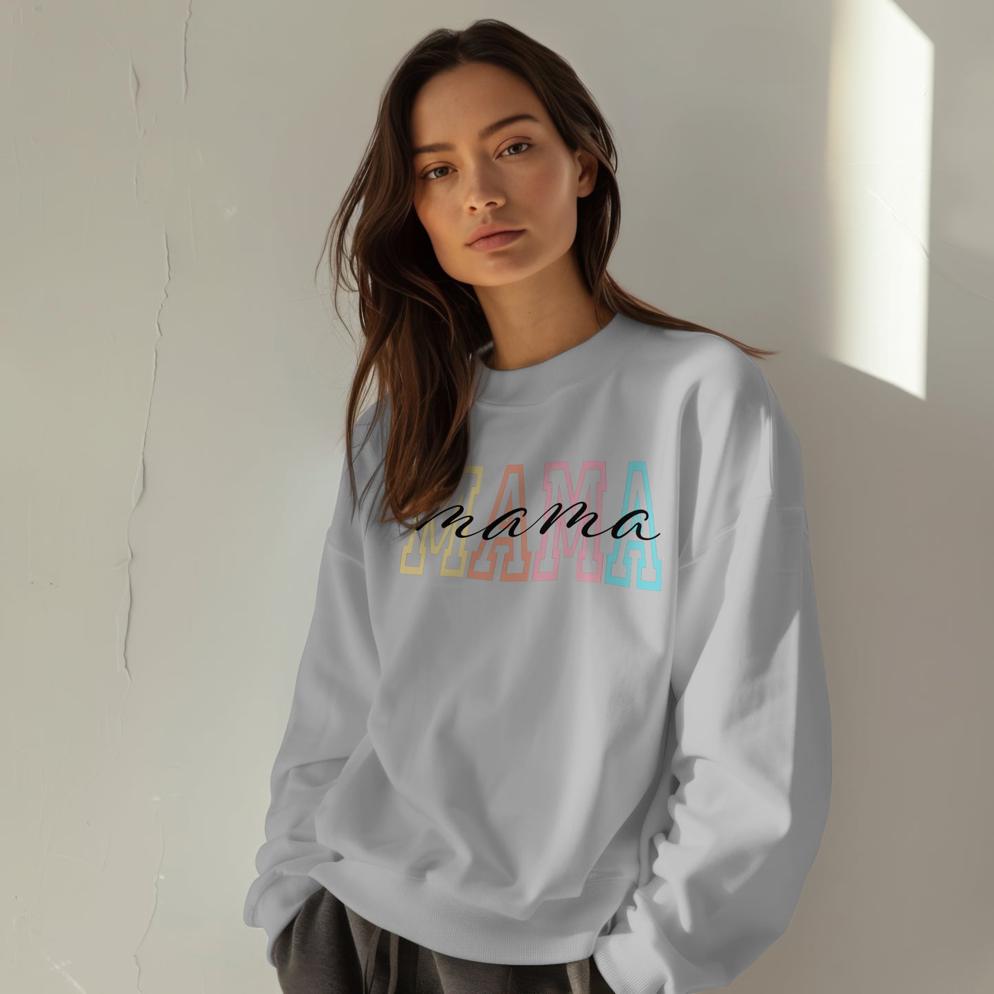Pastel Mom Crewneck