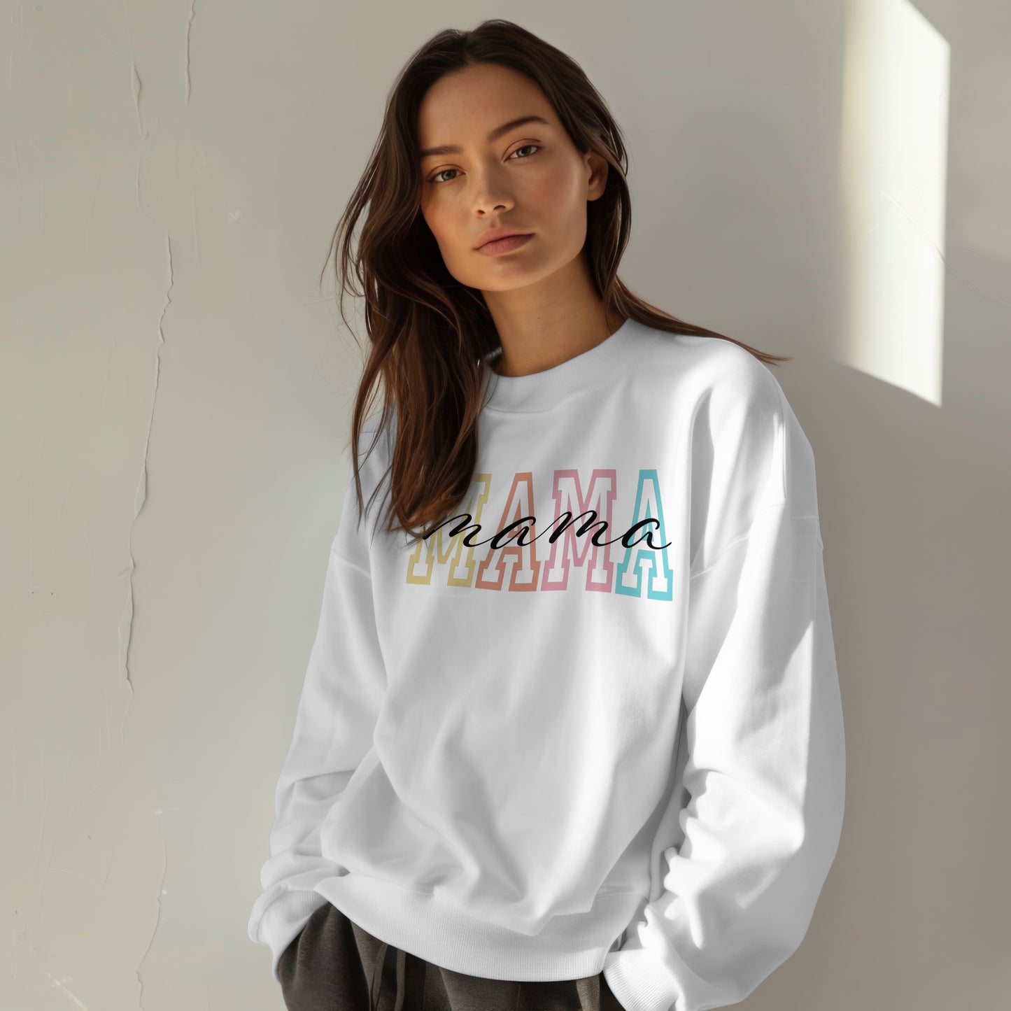 Pastel Mom Crewneck