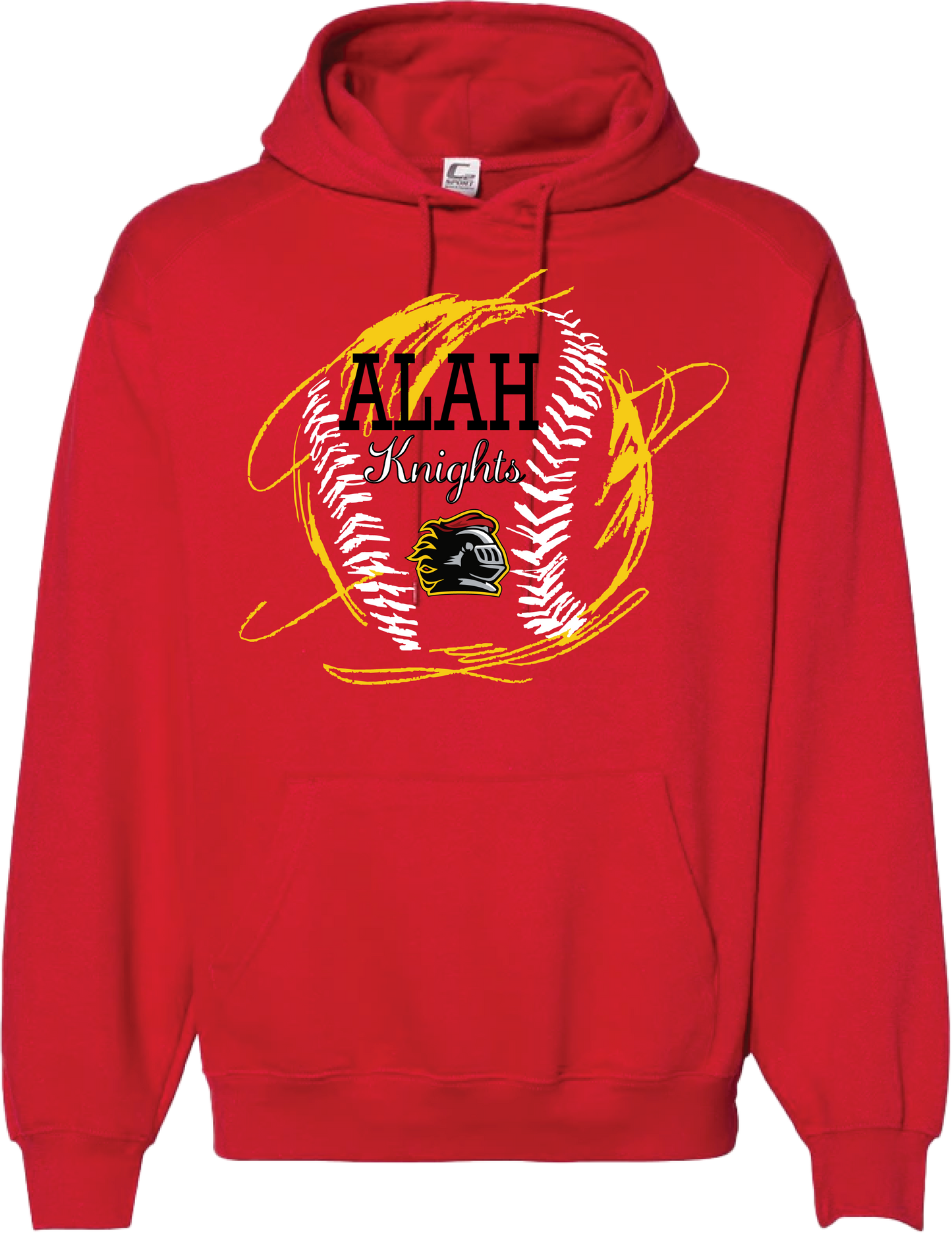 ALAH Knight Softball Design Hoodie