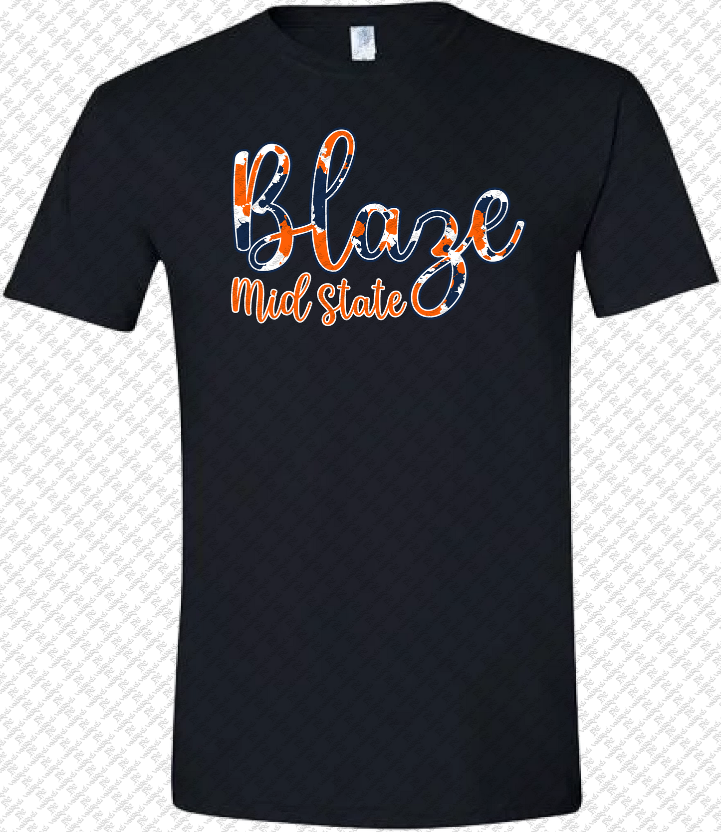 Blaze Cursive Design Tshirt