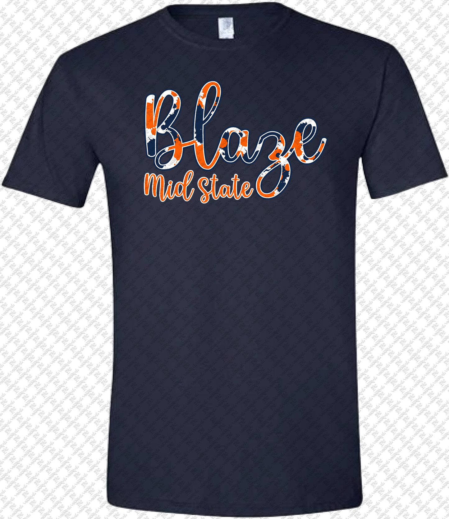 Blaze Cursive Design Tshirt