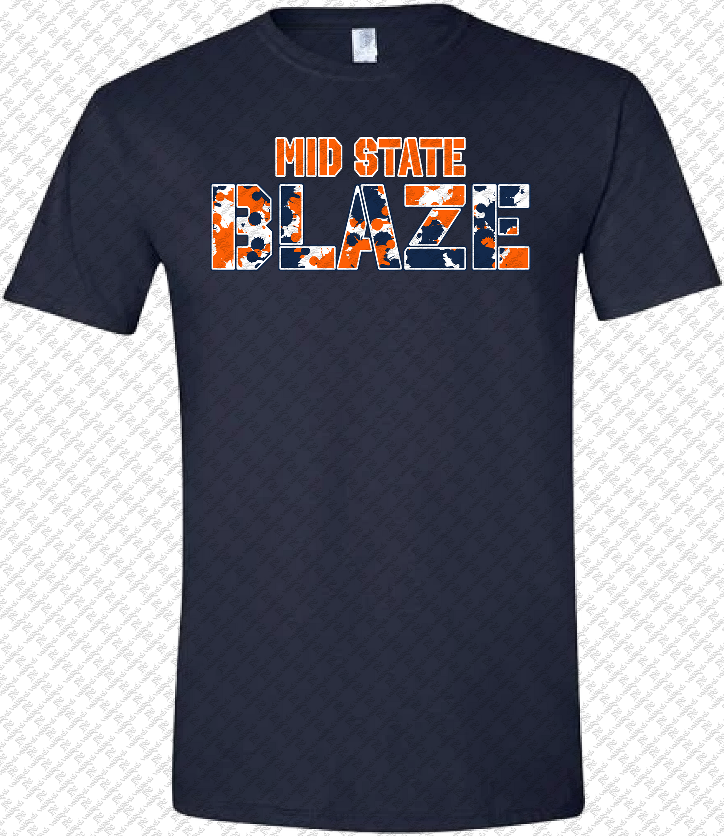 Blaze Block Camo Design TShirt