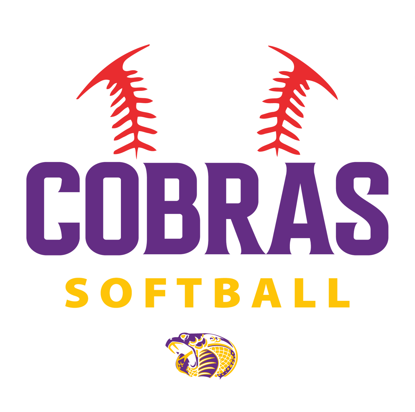 Window Decal Cobra Softball