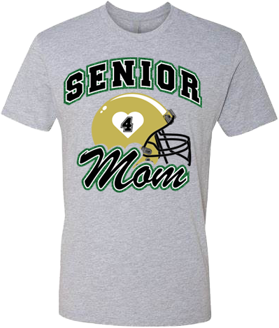 Glitter effect Senior Mom Shirts