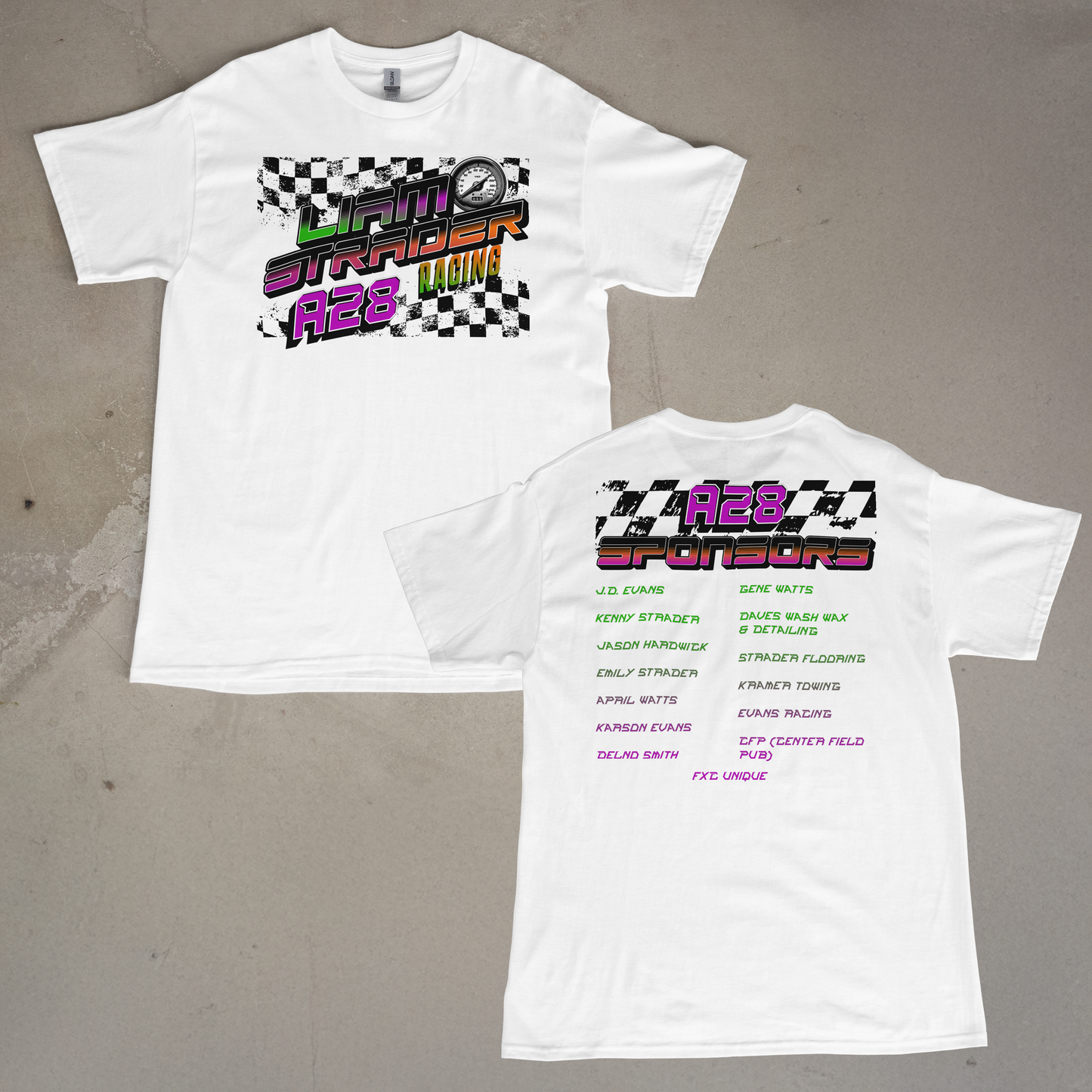 Liam Racing Purple Tones Tee