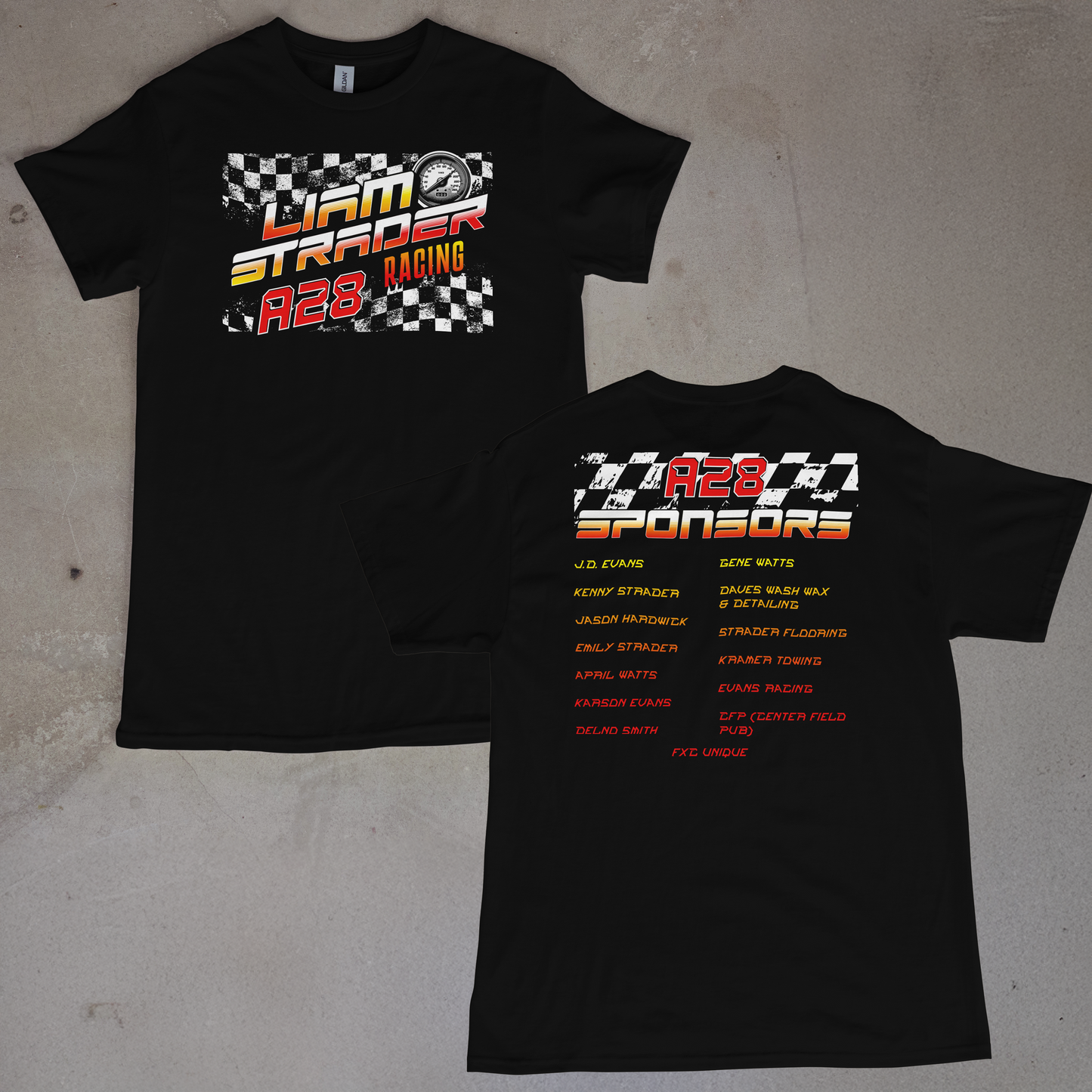 Liam Racing Red Tones Tee