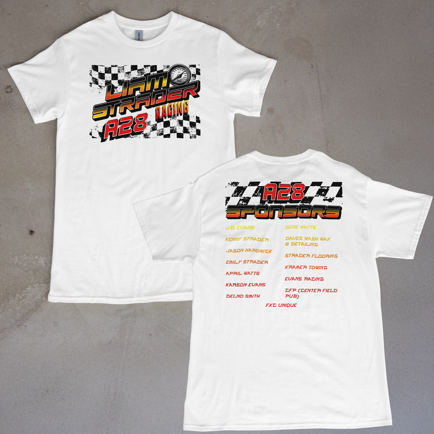 Liam Racing Red Tones Tee