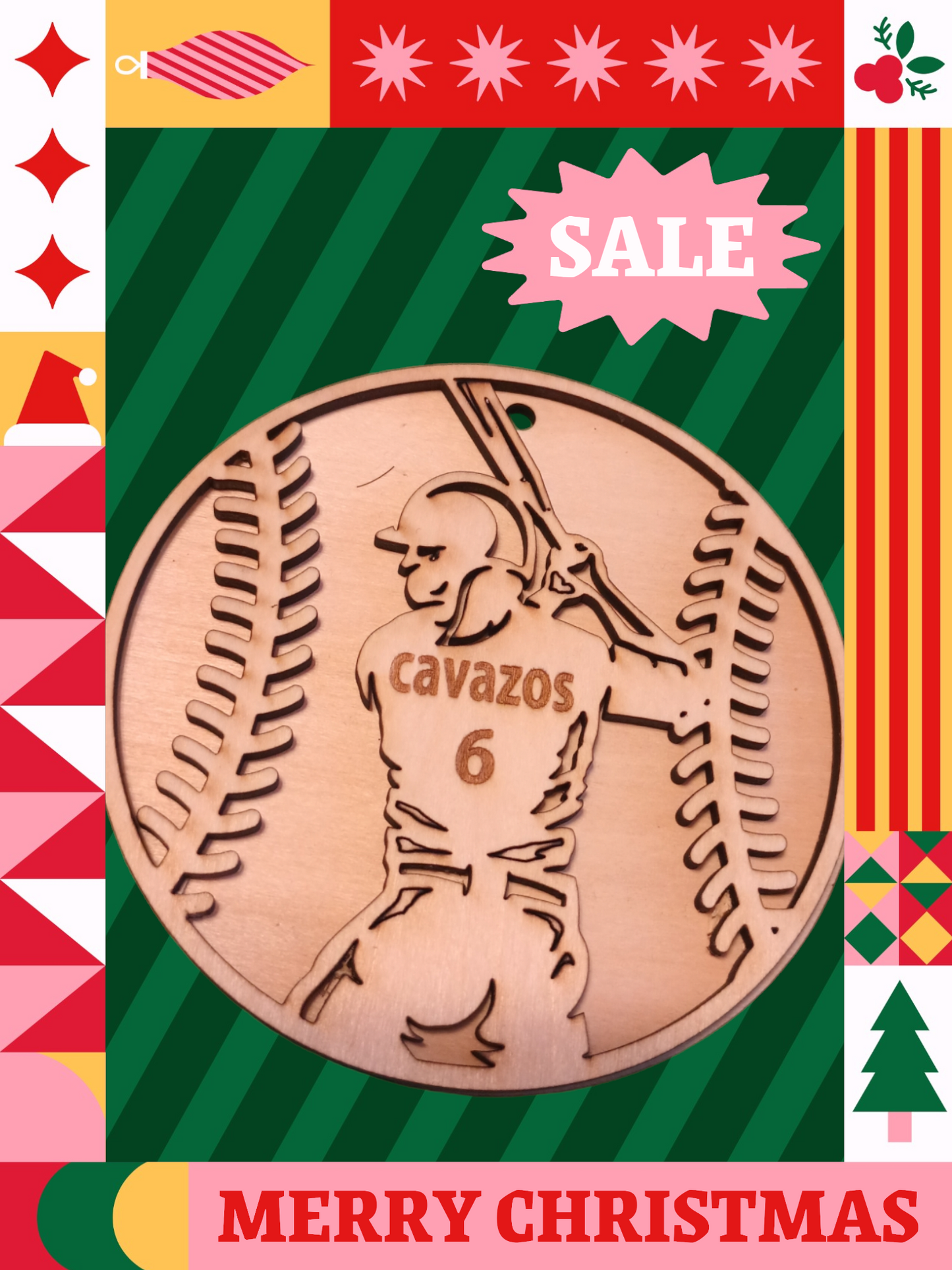 Softball Ornament