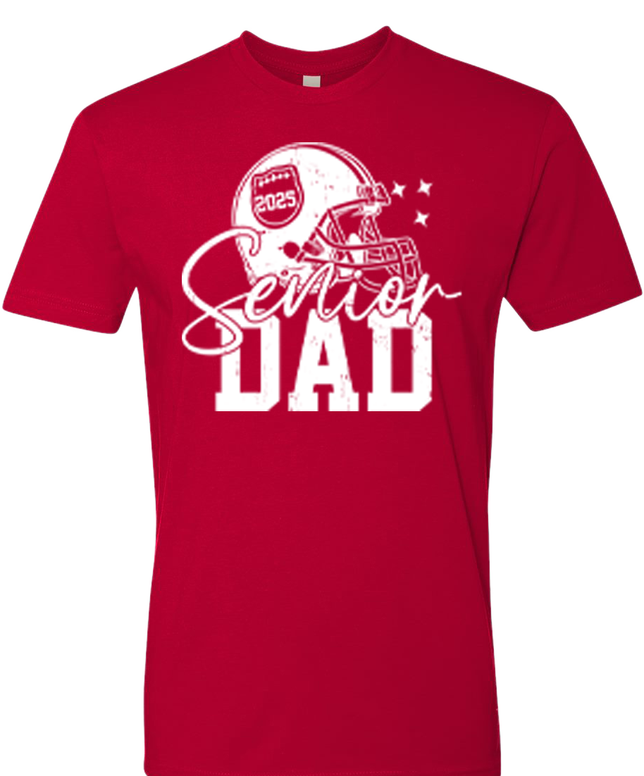 Helmet Design Senior Dad Shirt