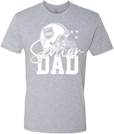 Helmet Design Senior Dad Shirt