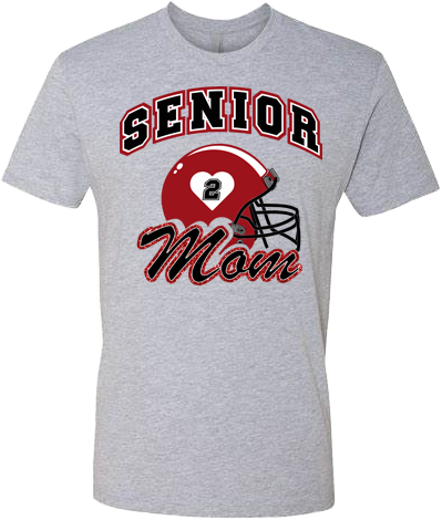 Glitter effect Senior Mom Shirts