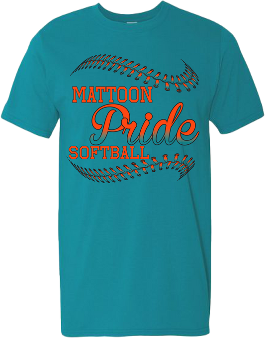 2-Tone Teal Pride Softball