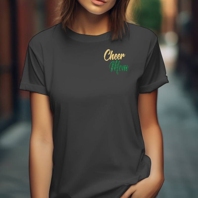 Mattoon Cheer Mom Faux Glitter