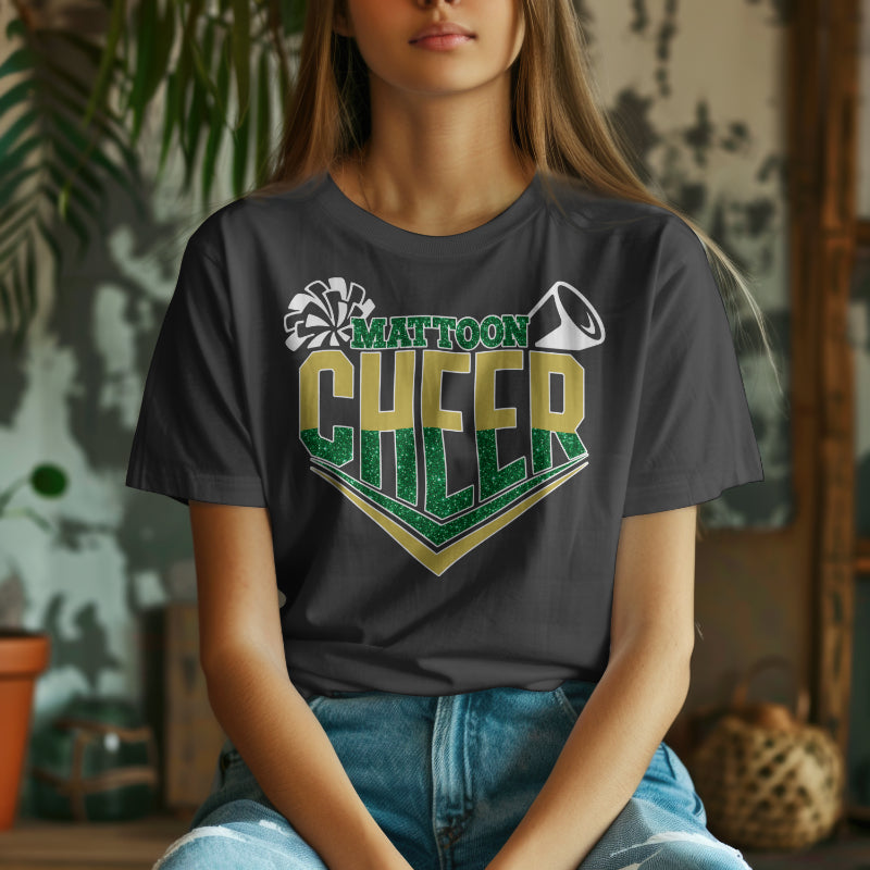 Mattoon Cheer Faux Glitter