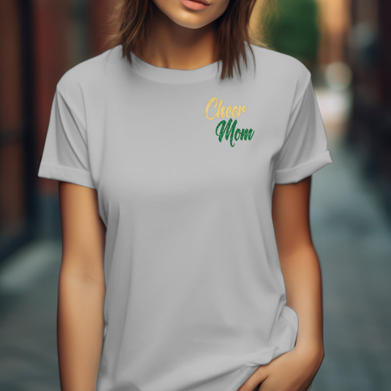 Mattoon Cheer Mom Faux Glitter