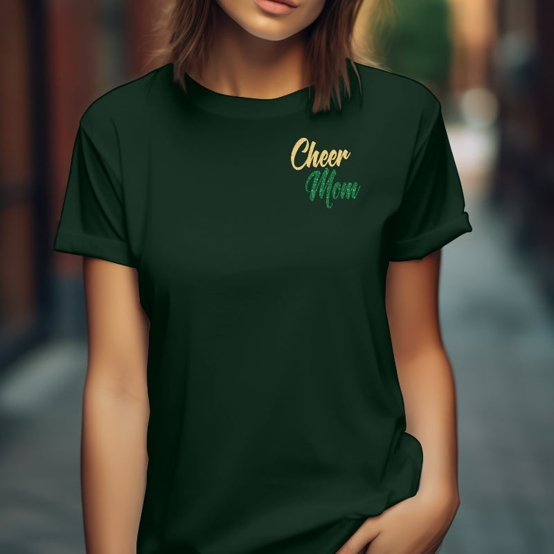 Mattoon Cheer Mom Faux Glitter