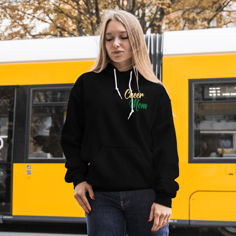 Mattoon Cheer Mom Faux Glitter Hoodie