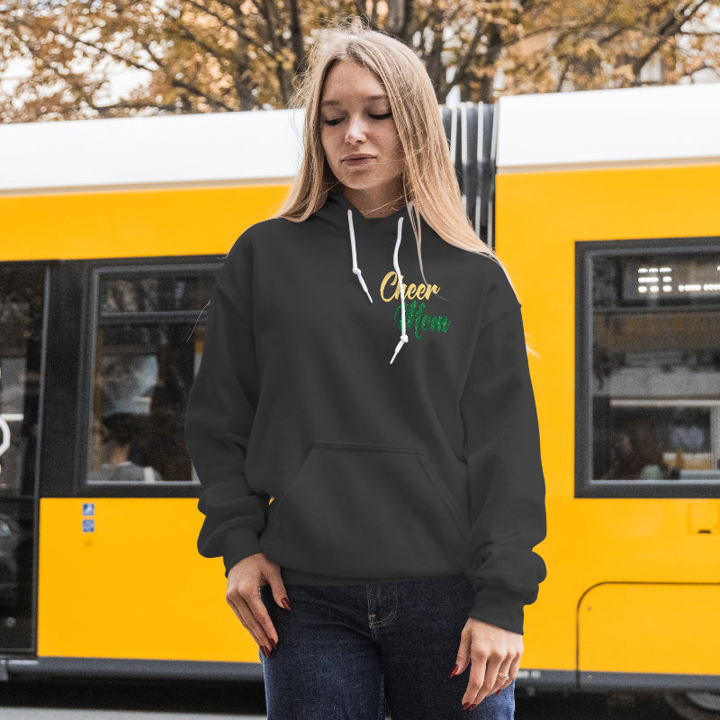 Mattoon Cheer Mom Faux Glitter Hoodie