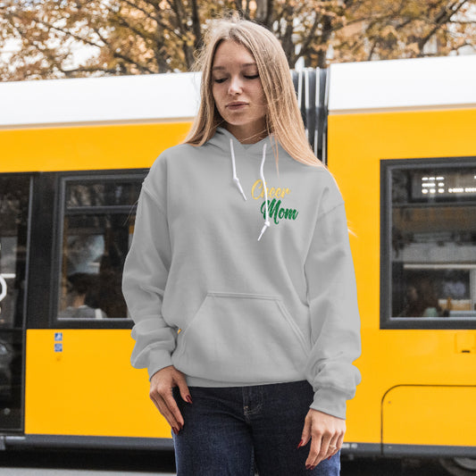 Mattoon Cheer Mom Faux Glitter Hoodie