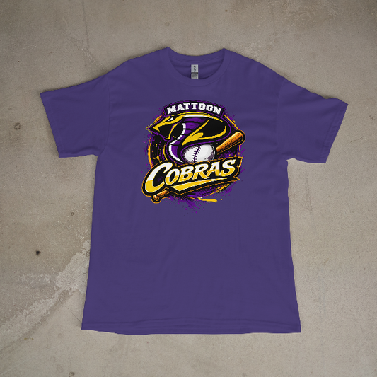 Cobras Baseball Splatter