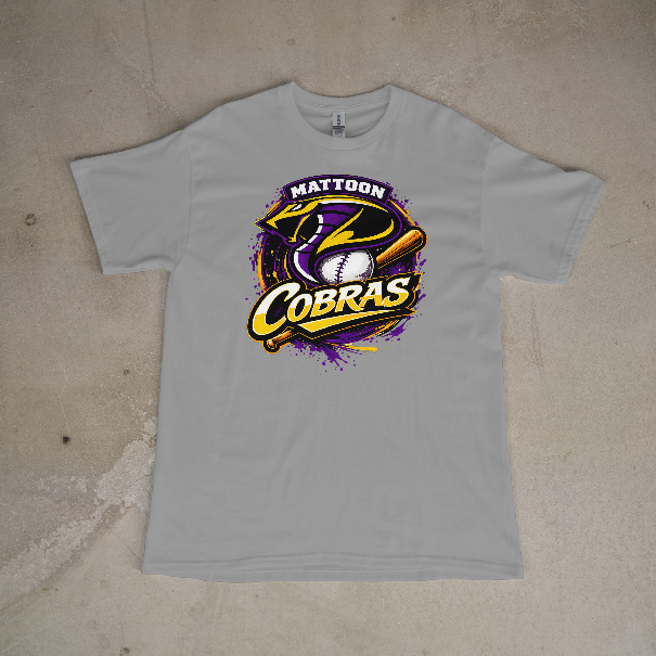 Cobras Baseball Splatter