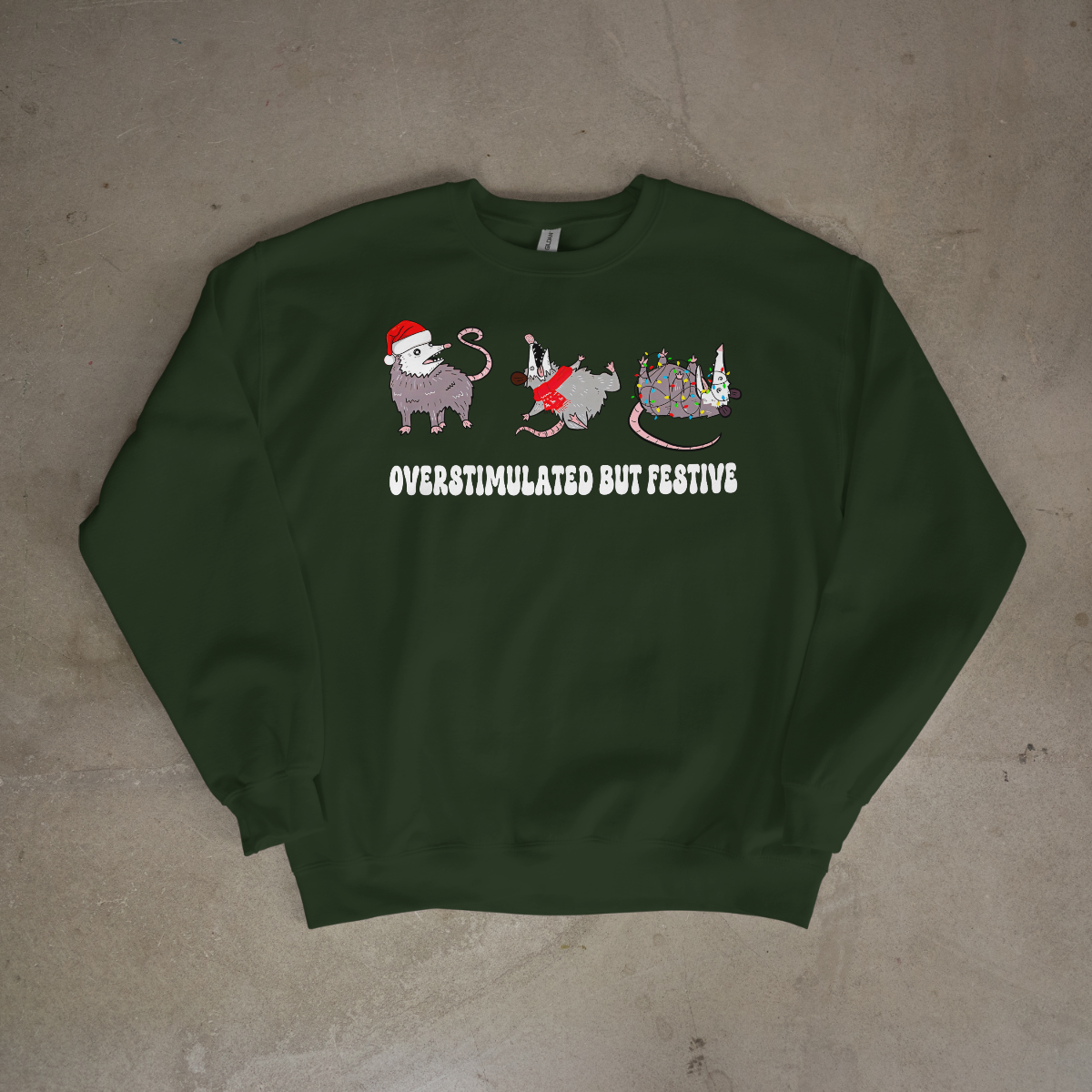 Overstimulated but Festive