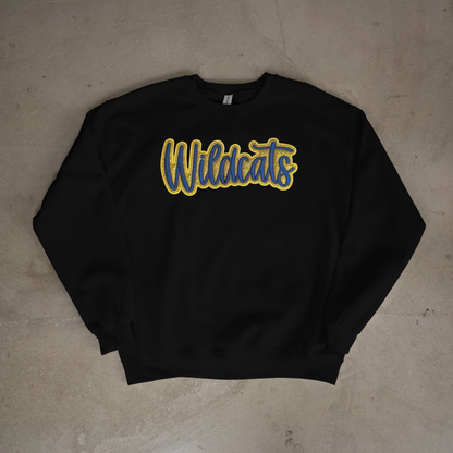 Glitter Puff Wildcats Embroidered