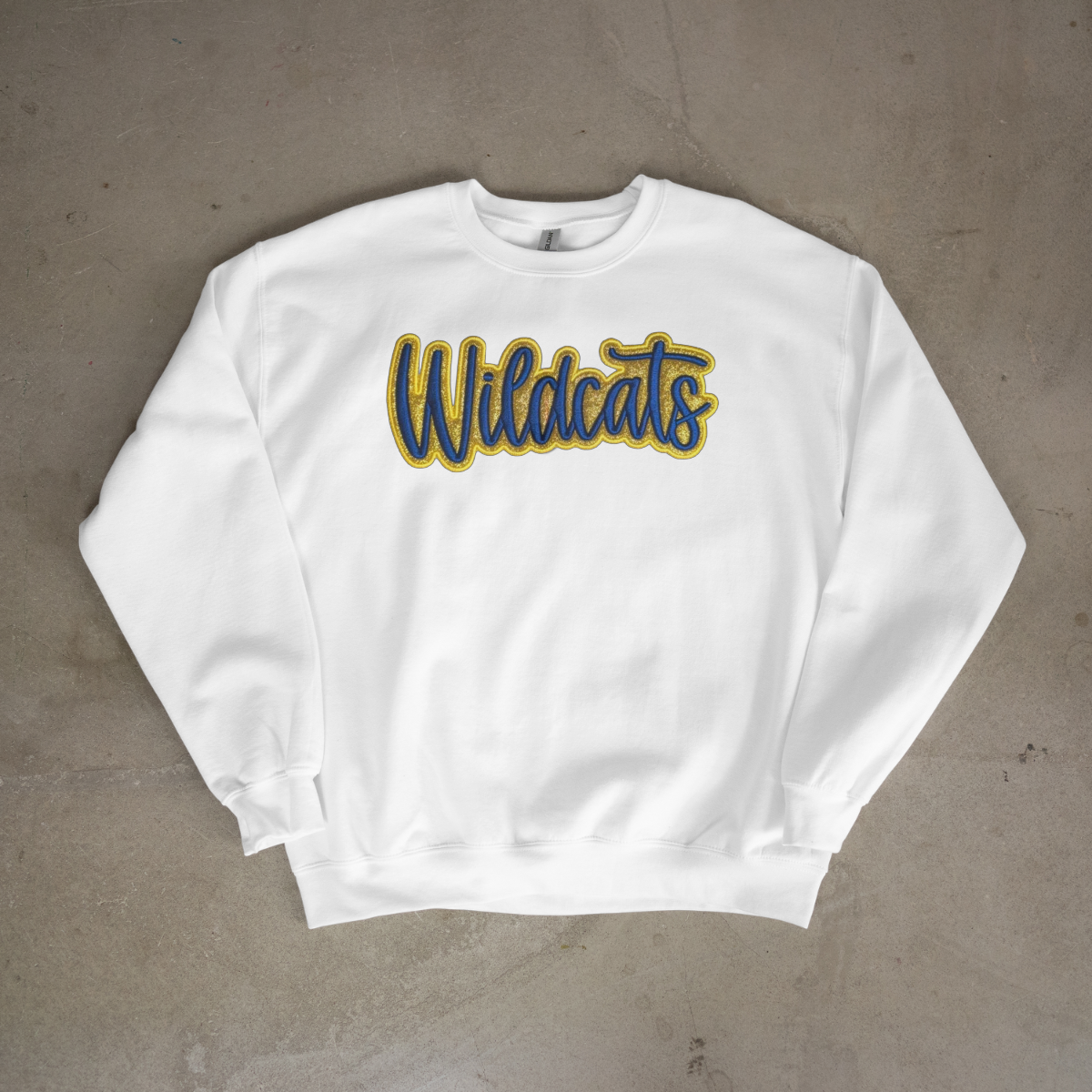 Glitter Puff Wildcats Embroidered
