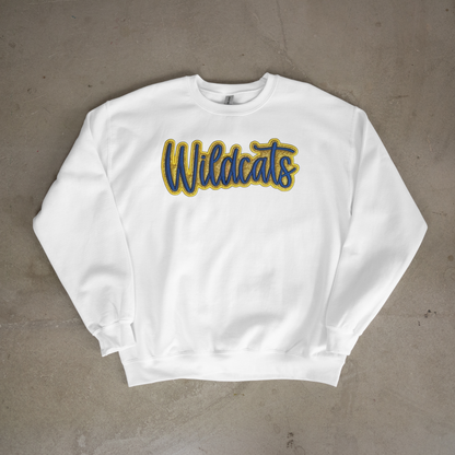Glitter Puff Wildcats Embroidered
