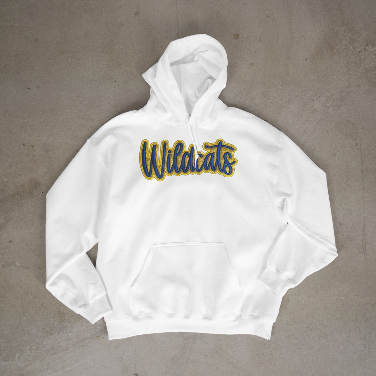 Glitter Puff Wildcats Embroidered